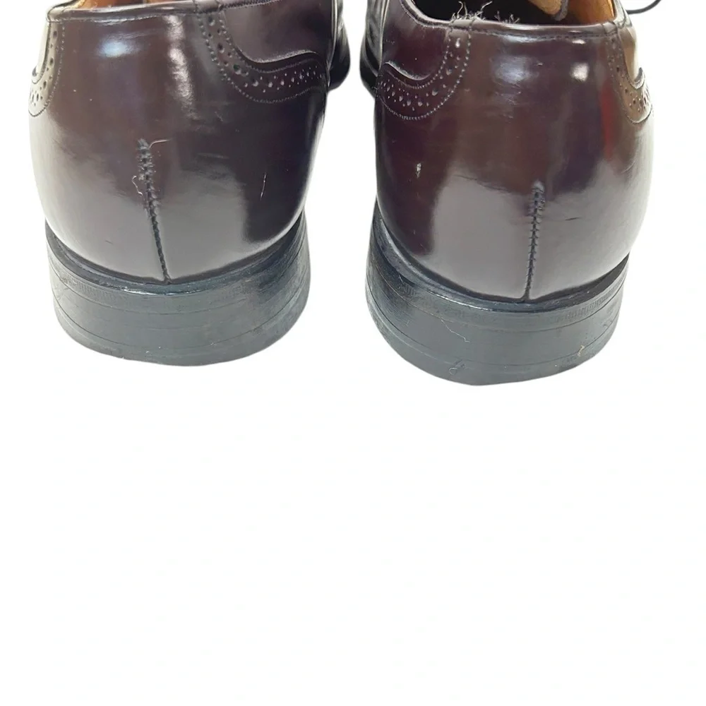 Johnston & Murphy Brown Wingtip Oxford Dress Shoes Size 9.5